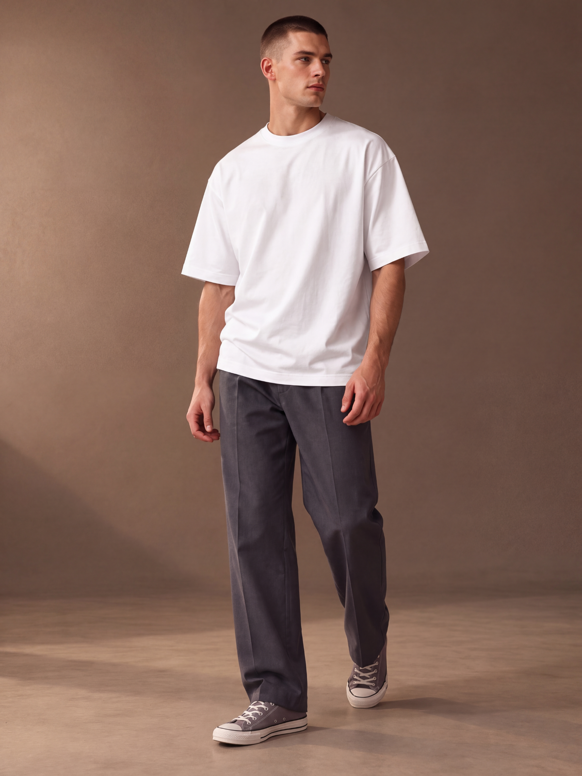Premium Oversized 240gsm T-shirt | White | asBERYL