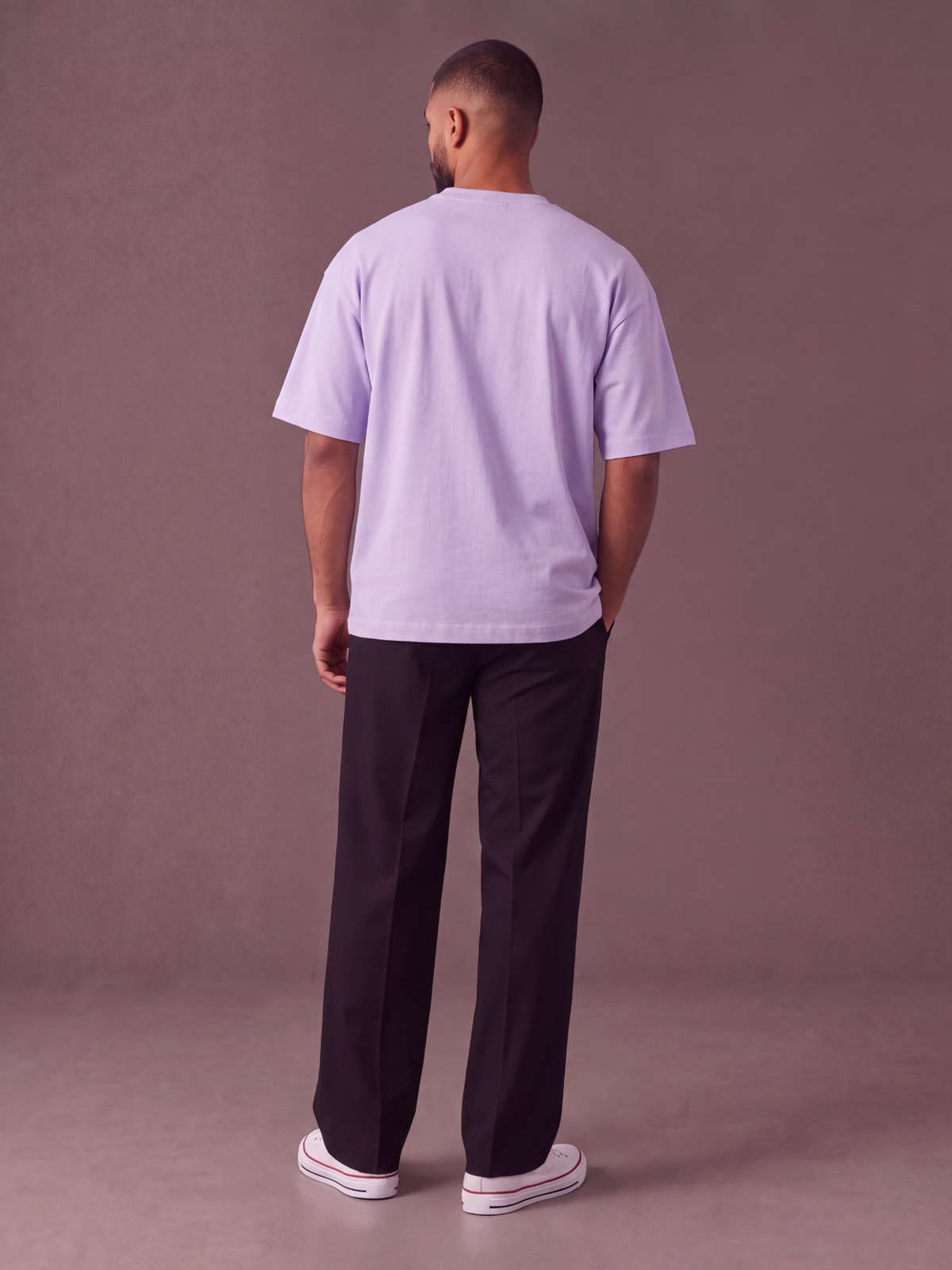 Premium Oversized 240gsm T-shirt | Light Lavender | Unisex | asBERYL