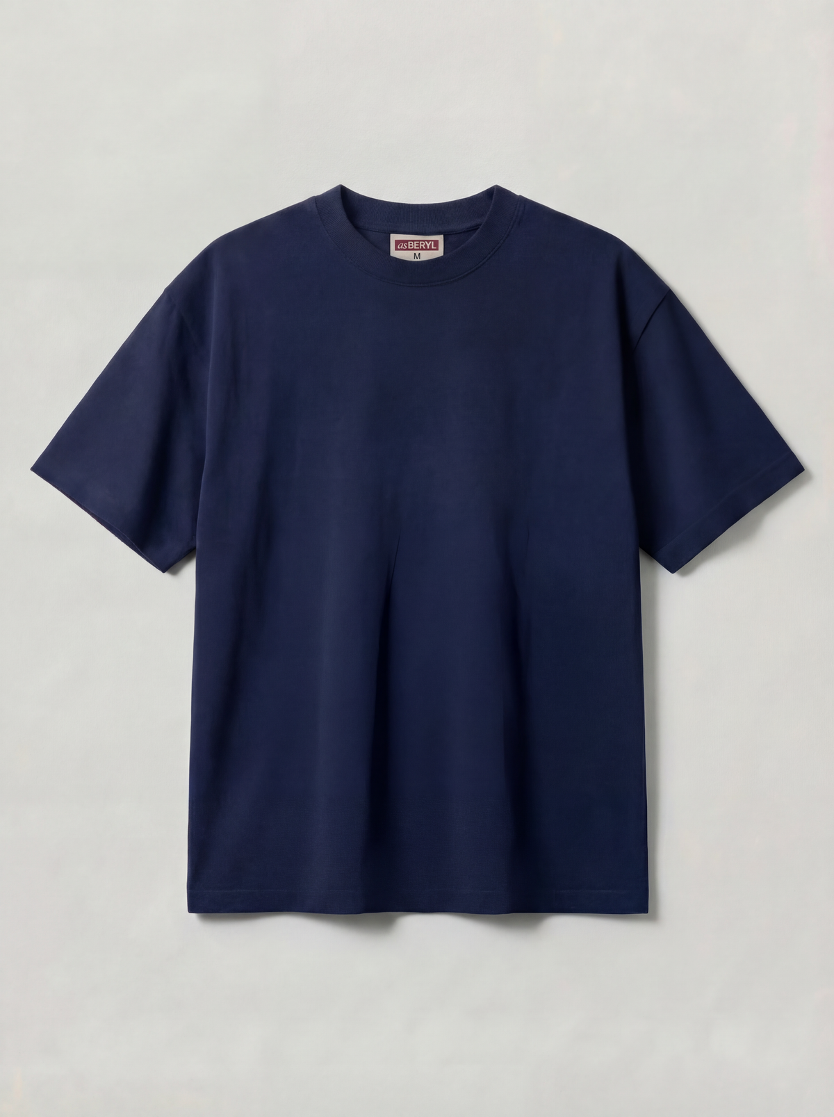 Oversized Women | Navy Blue T-Shirt | 220gsm | asBERYL UAE