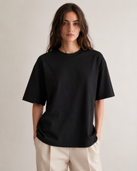 Oversized T-shirt | Black | Unisex | asBERYL