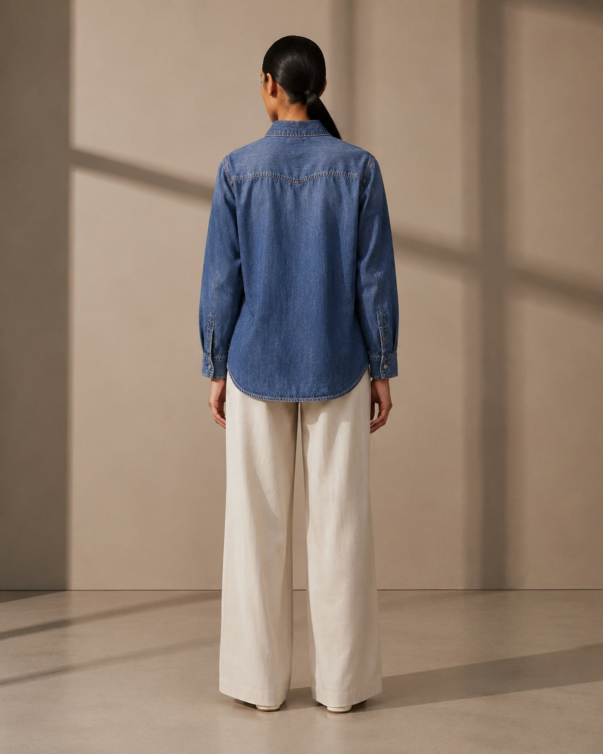 Blue Denim Shirt Women | Premium Denim | asBERYL UAE
