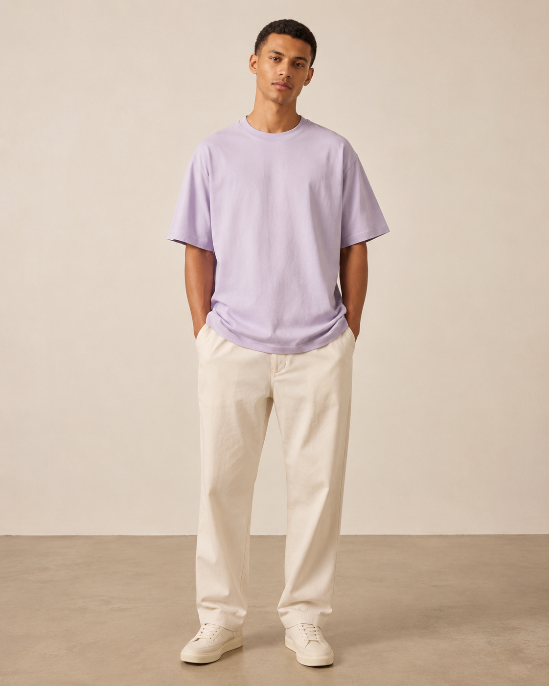 Premium Oversized 240gsm T-shirt | Light Lavender | Unisex | asBERYL