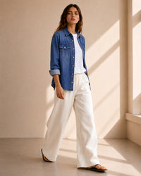 Blue Denim Shirt Women | Premium Denim | asBERYL UAE