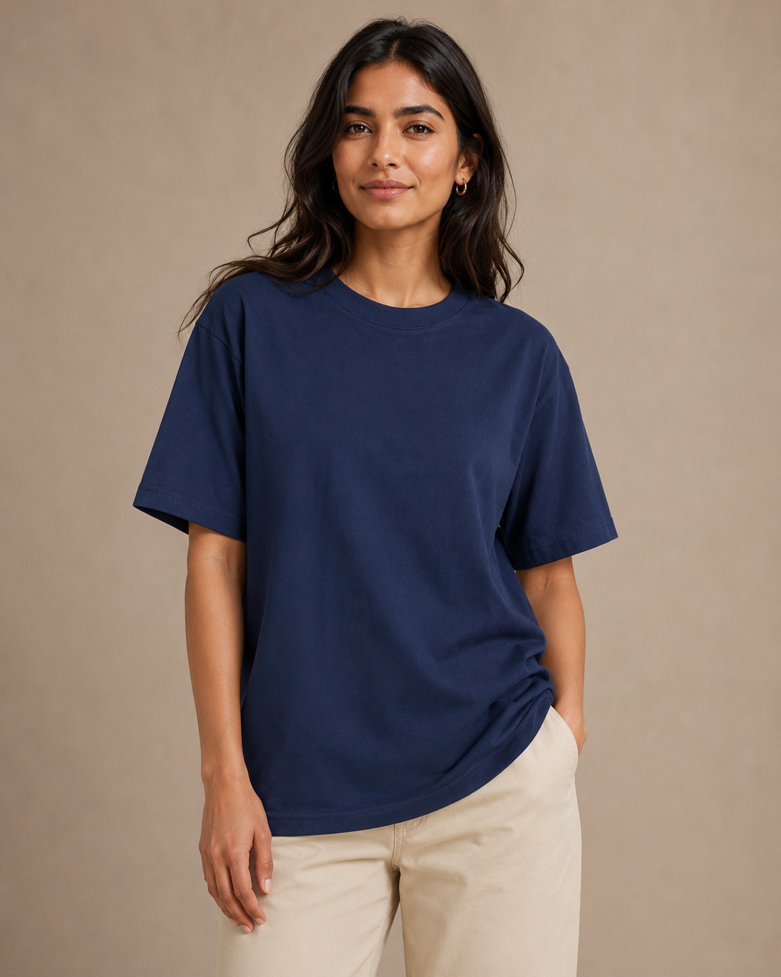 Premium Oversized 240gsm T-shirt | Navy Blue | Unisex | asBERYL