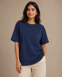 Premium Oversized 240gsm T-shirt | Navy Blue | Unisex | asBERYL