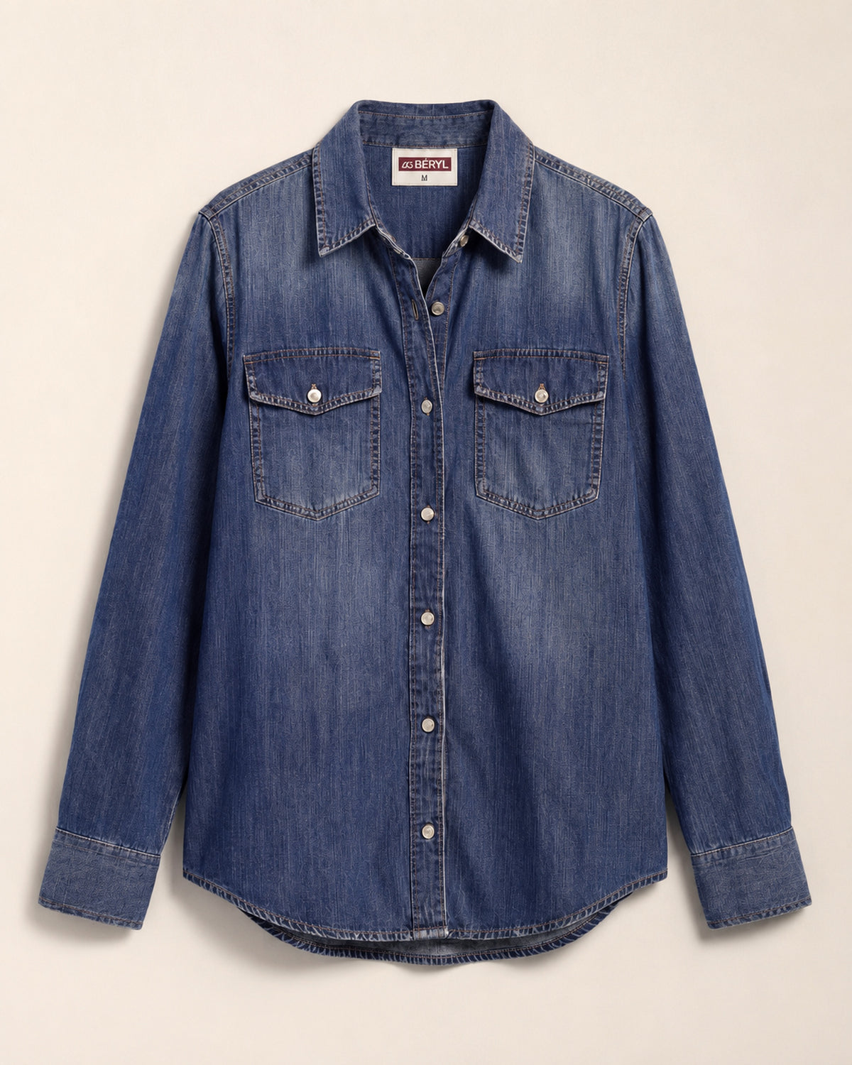 Blue Denim Shirt Women | Premium Denim | asBERYL UAE