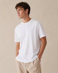 Oversized Women |  White T-Shirt | 220gsm| asBERYL UAE