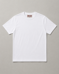 Normal Fit | White Crew Neck T-Shirt | Premium Cotton | asBERYL