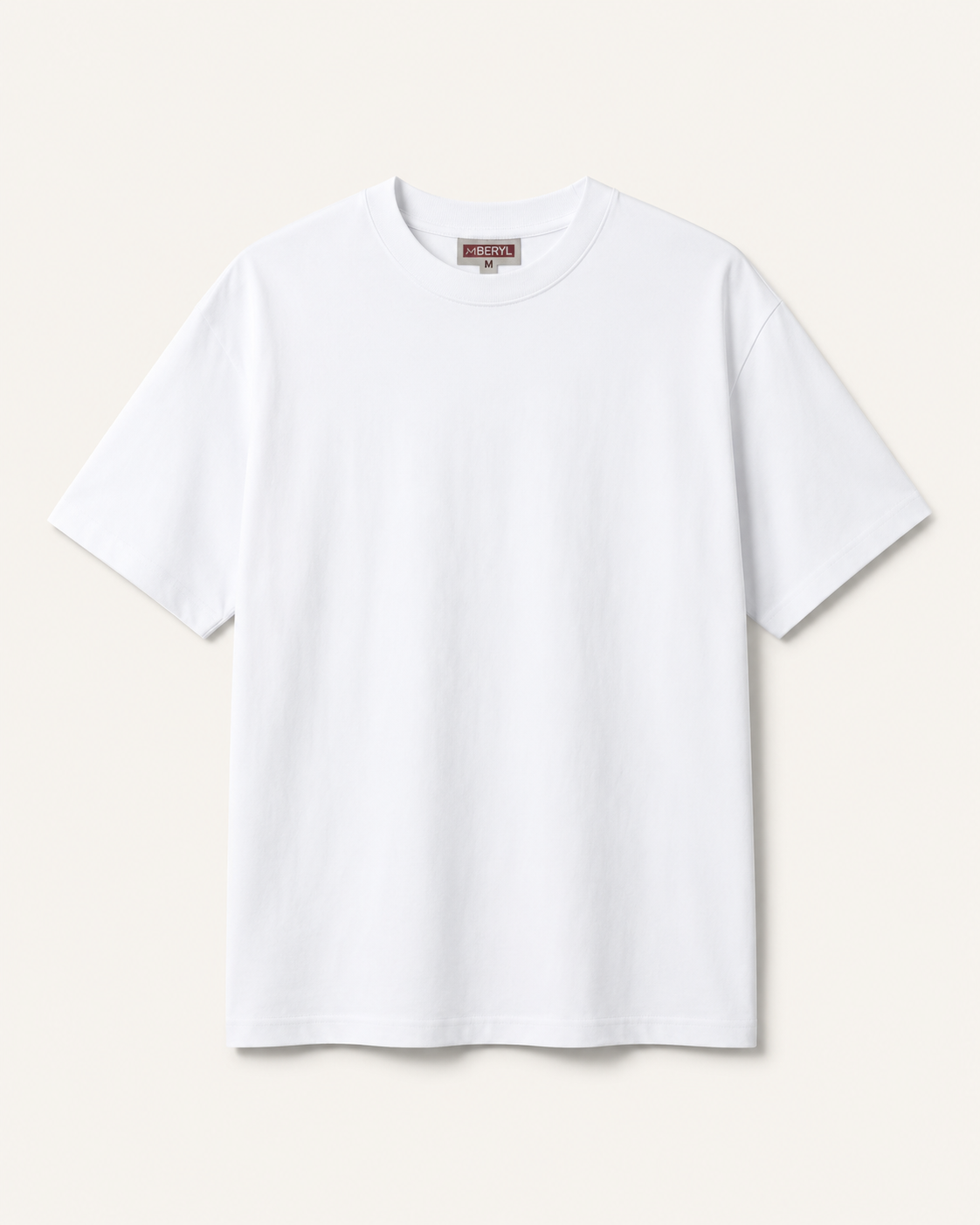 Oversized Women |  White T-Shirt | 220gsm| asBERYL UAE