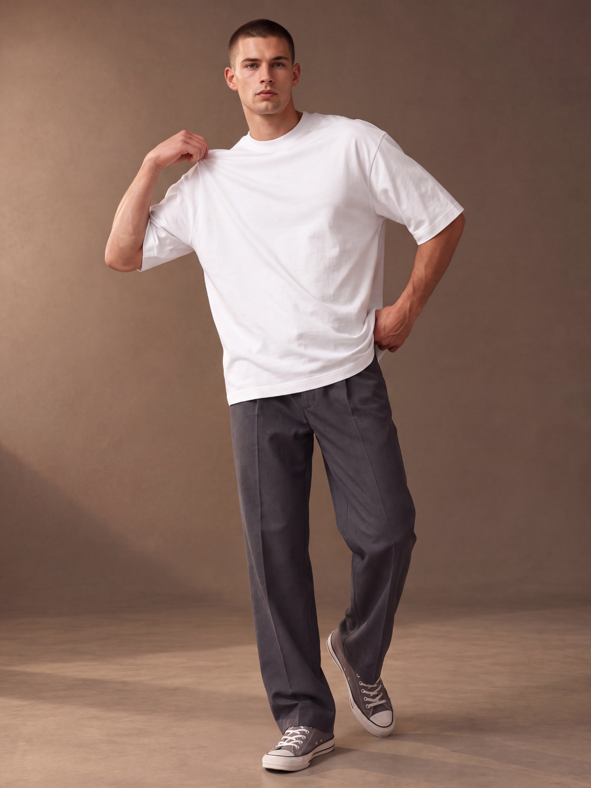 Premium Oversized 240gsm T-shirt | White | asBERYL