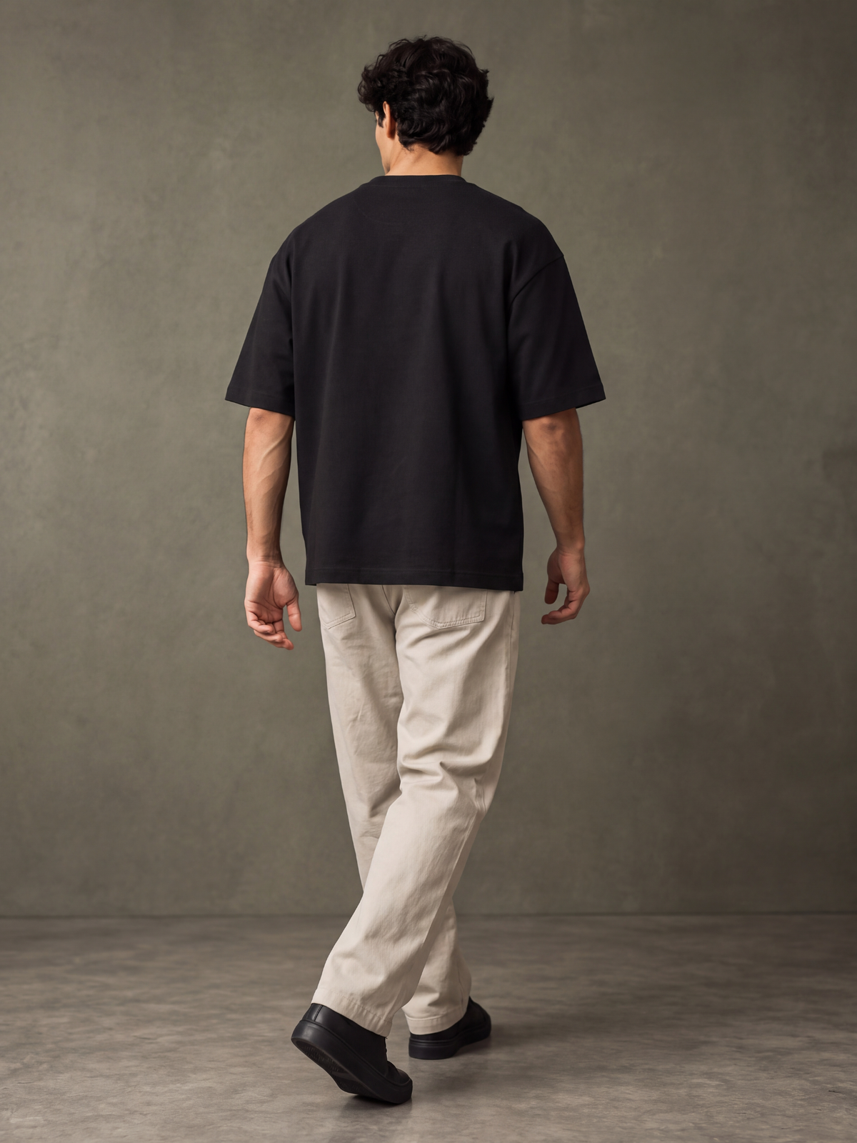 Premium Oversized 240gsm T-shirt | Black | asBERYL