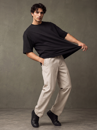 Premium Oversized 240gsm T-shirt | Black | asBERYL