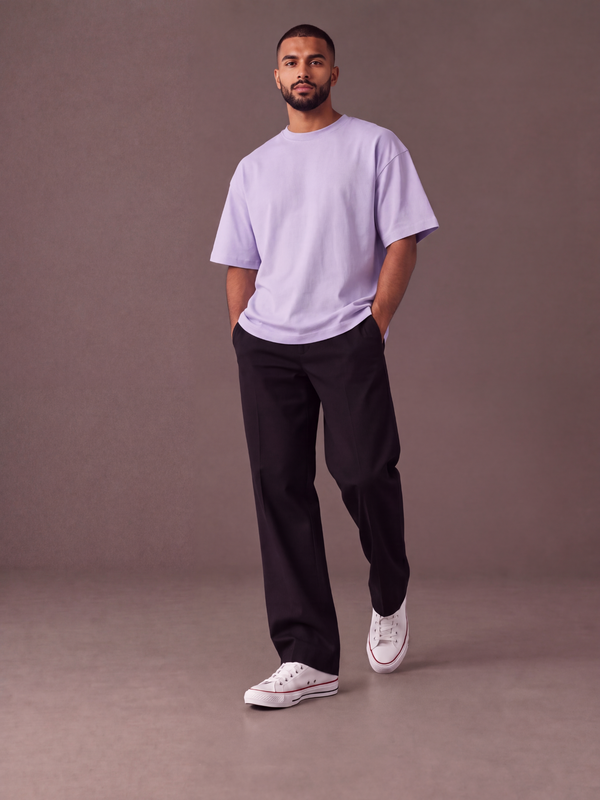 Premium Oversized 240gsm T-shirt | Light Lavender | Unisex | asBERYL