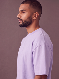 Premium Oversized 240gsm T-shirt | Light Lavender | Unisex | asBERYL