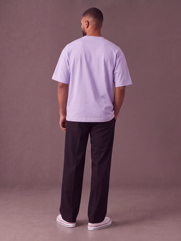Premium Oversized 240gsm T-shirt | Light Lavender | Unisex | asBERYL