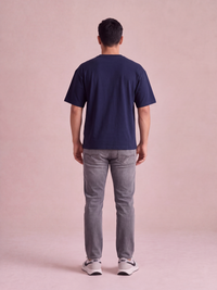 Oversized T-shirt | Navy Blue | asBERYL