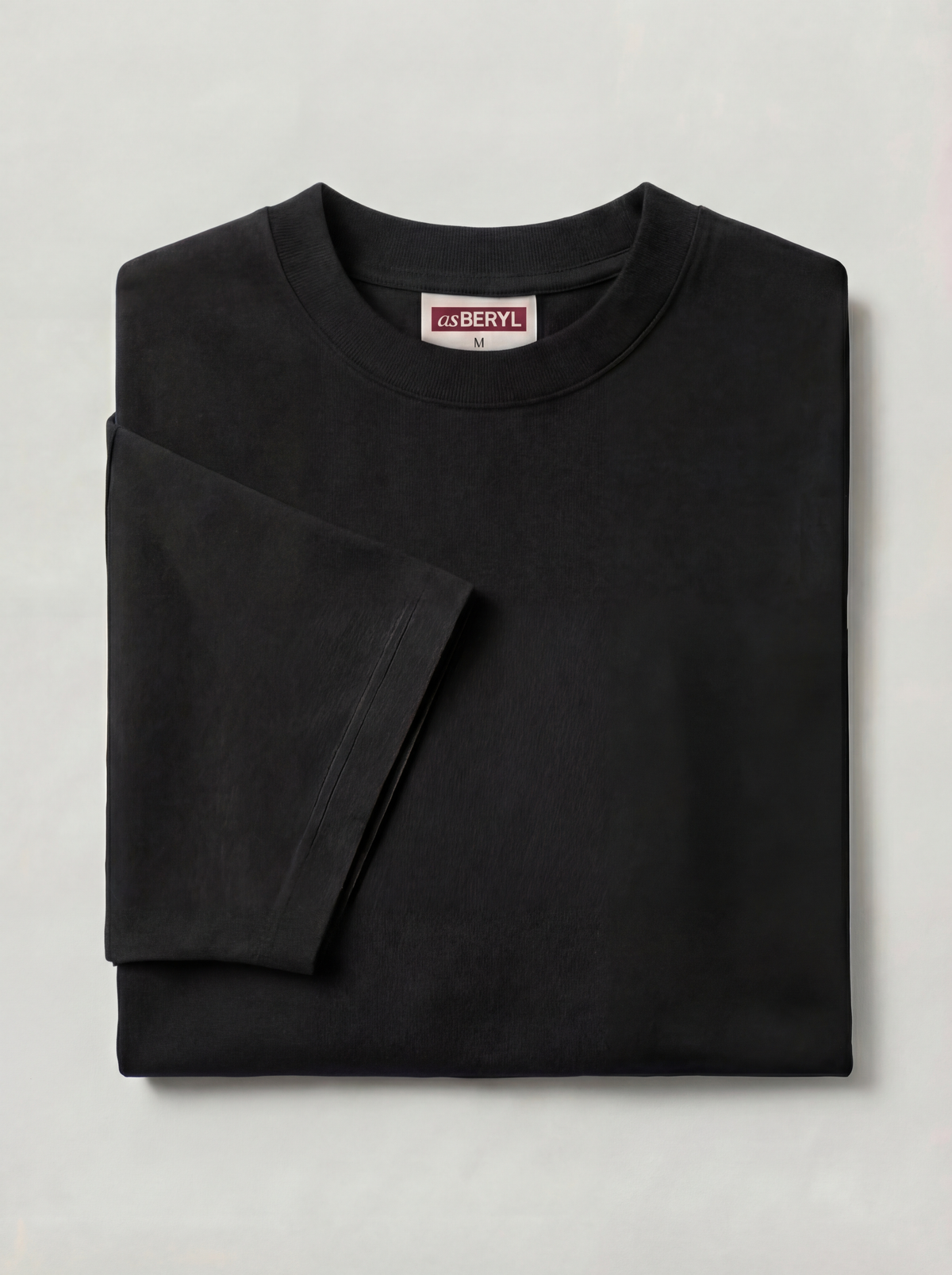 Oversized T-shirt | Black | Unisex | asBERYL