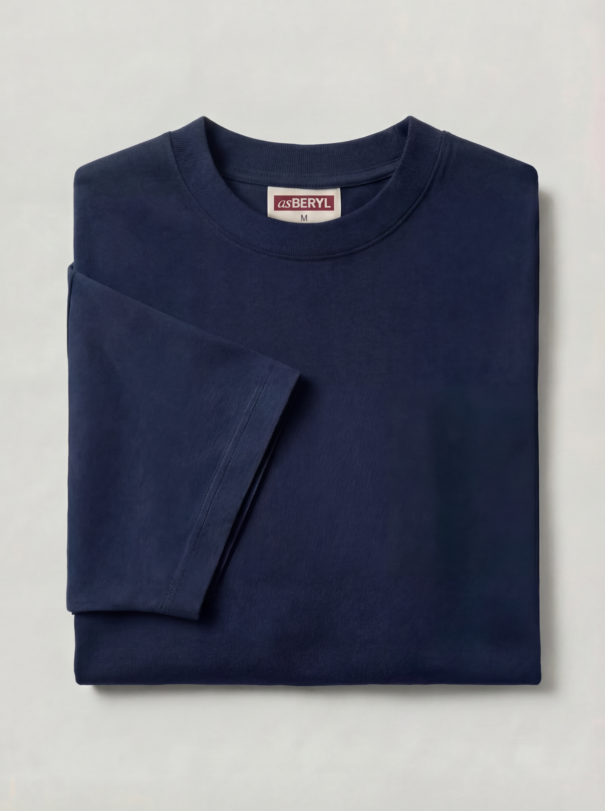 Oversized  Women | Navy Blue T-Shirt | 220gsm | asBERYL UAE