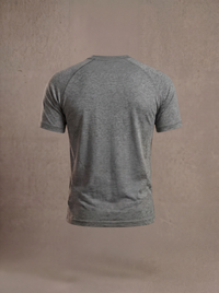 Activewear Compression T-Shirt Raglan Sleeves | Grey | asBERYL UAE |
